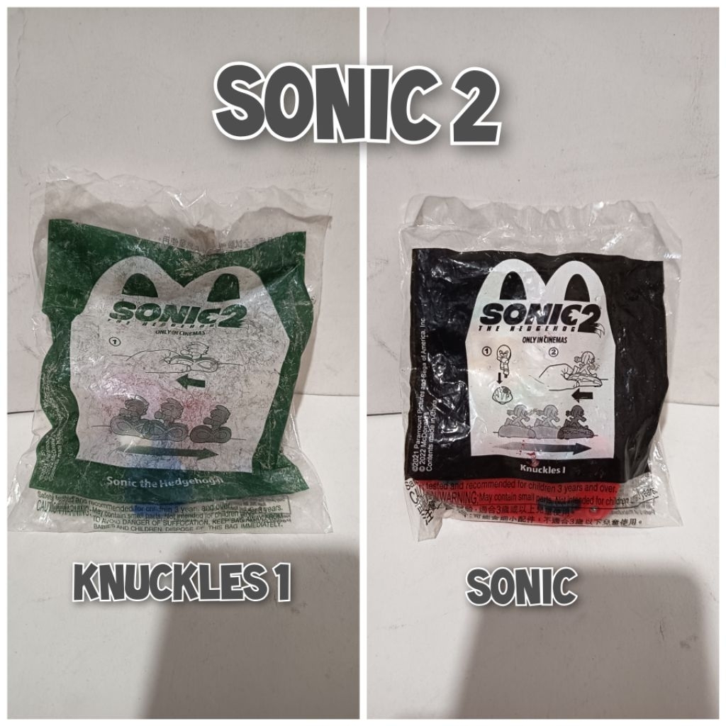 Mainan Anak McD Mc Donalds sonic 2