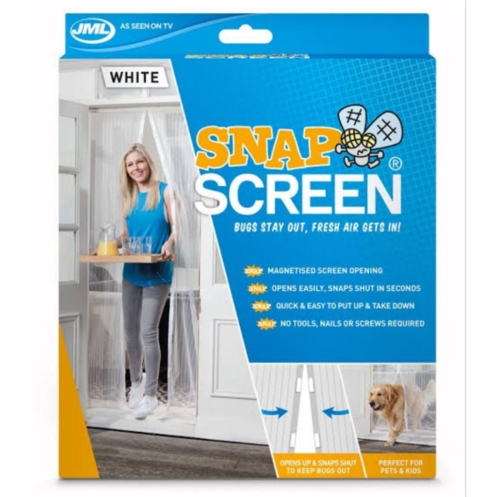 Snap Screen Protector / kasa nyamuk magnet / tirai kasa nyamuk dengan magnet / kasa nyamuk magnetics