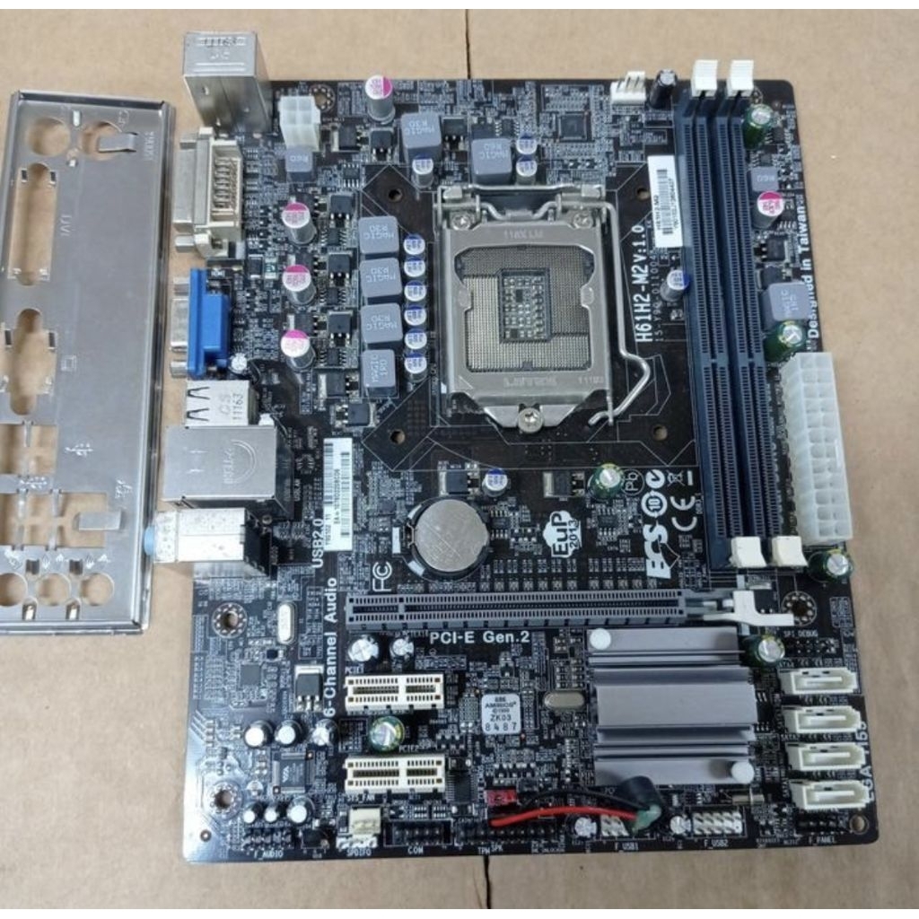 Motherboard ECS H61M mobo h61m