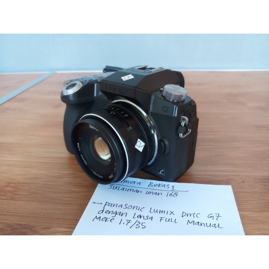 Panasonic Lumix DMC G7K Lumix G7 Lensa Full Manual