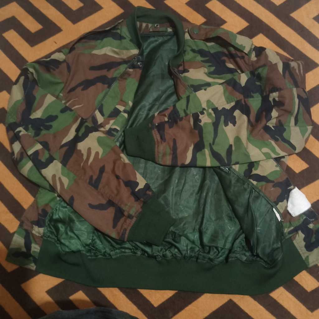 jaket bomber camo antistatic