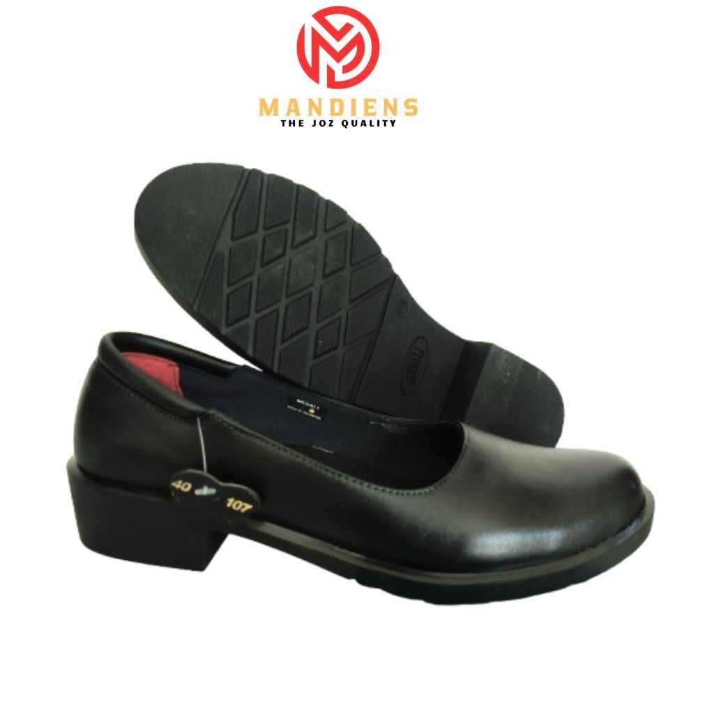 Medali SJ107 - Sepatu PDH POLWAN Pantofel Wanita Hak 4 Cm Model Office Lady Elegan Anti Slip