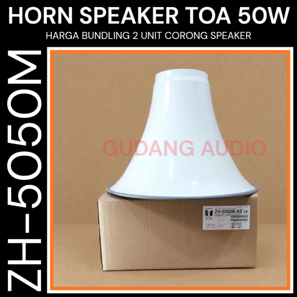 ZH-5050M KHUSUS INSTAN KURIR HORN SPEAKER TOA CORONG 50 WATT TRAFO MATCHING
