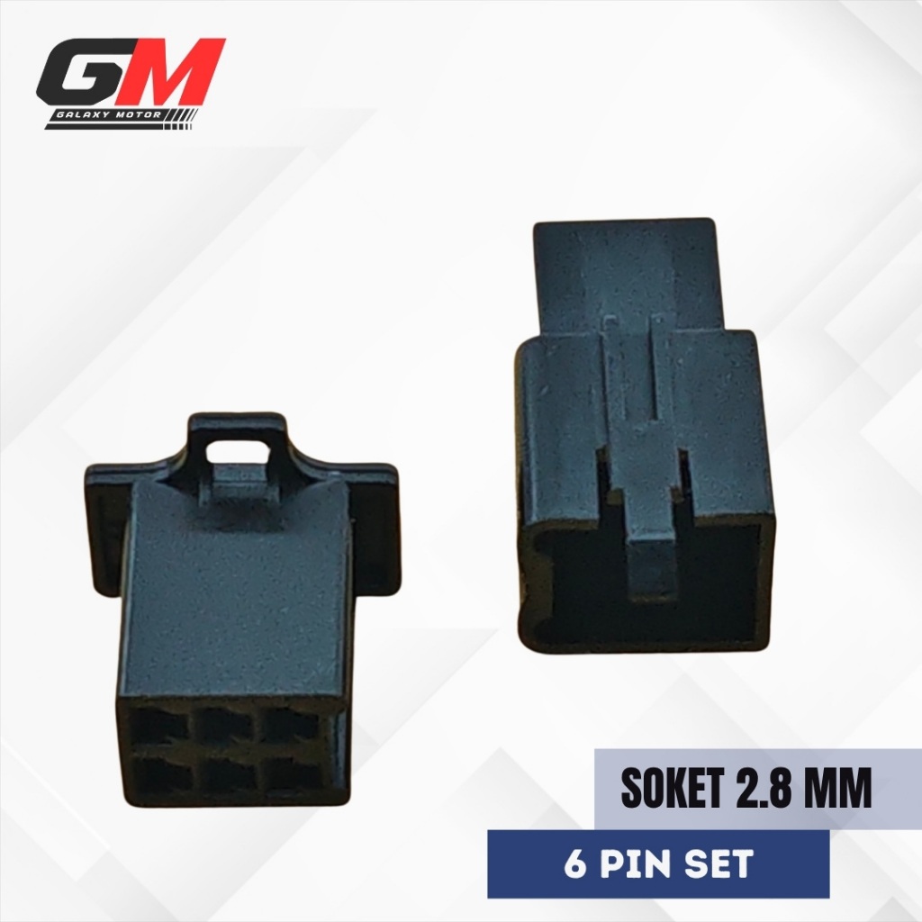 SOKET 6 PIN / SOCKET 6 PIN 2.8 MM SOKET 6 PIN KECIL CONNECTOR 6 PIN SHOCKET 6 PIN