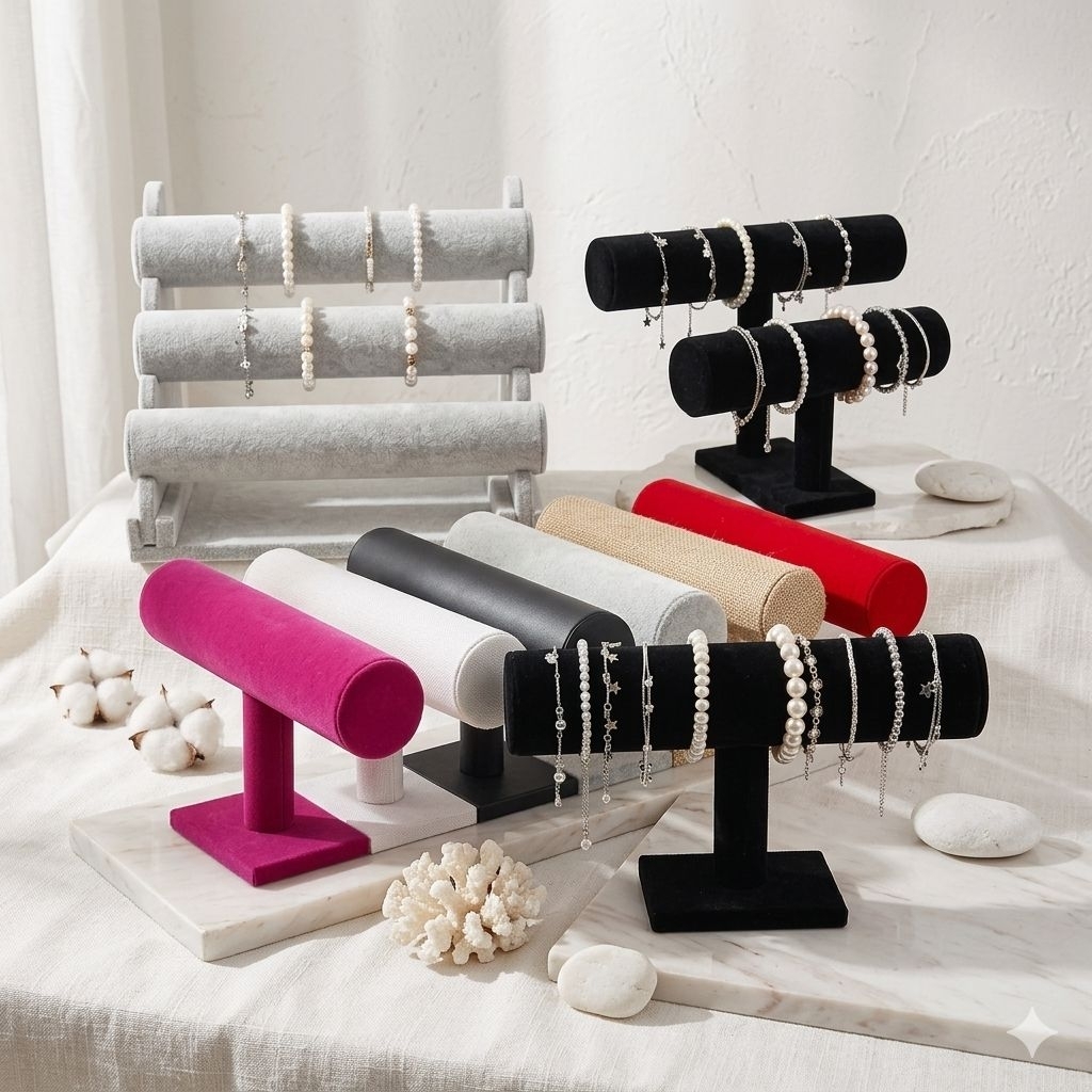 Display gelang emas perhiasan jewelry hardbox