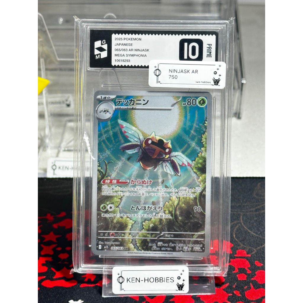 pokemon slab gm 10 ninjask ar jp