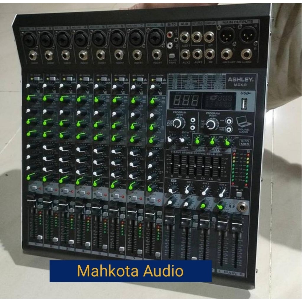 MIXER ASHLEY MDX8 8 CHANNEL ORIGINAL