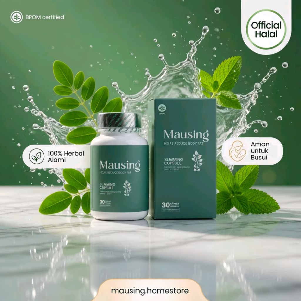 [PROMO] Mausing Premium Obat Diet Herbal - Isi 30 Capsules Aman Untuk Busui Dan Lambung BPOM