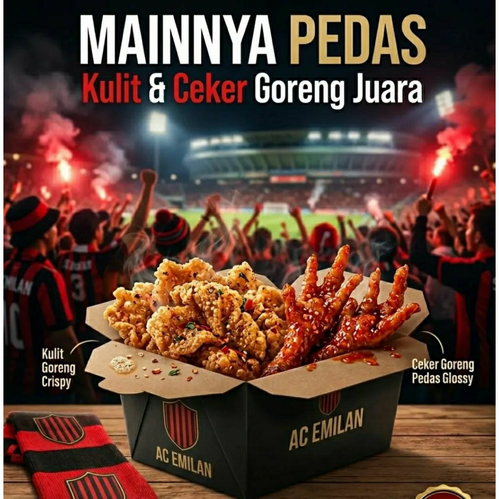 Ceker dan Kulit Ayam Pedas