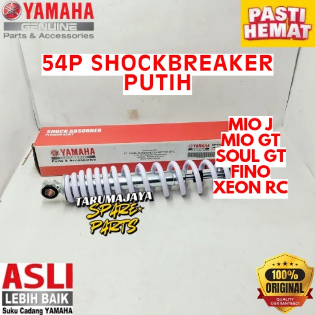 SHOCKBREAKER ORIGINAL YAMAHA KODE 54P PUTIH, SHOCKBREAKER MIO J SHOCKBREAKER MIO GT, SHOCKBREAKER SO