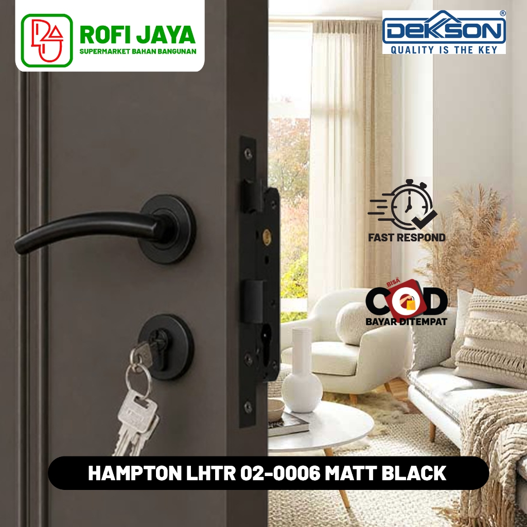 HS-HAMPTON LHTR 02-0006 MATT BLACK