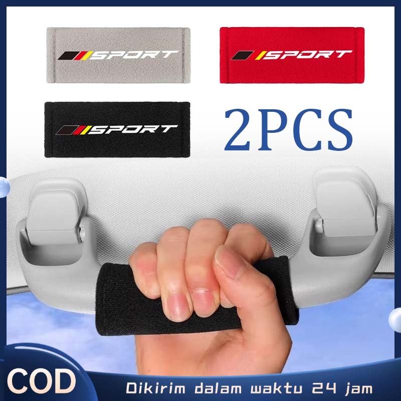 Sarung Handle Plafon Mobil Cover Grip Pegangan Tangan Mobil Car Hand Grip Roof Cover Pelindung Handl