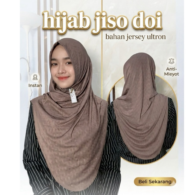 467 HIJAB DOA IBU MALAY PINGUIN JERSEY ULTRON/ JILBAB DOI MALAY PINGUIN ORI BY BUNYAMIN
