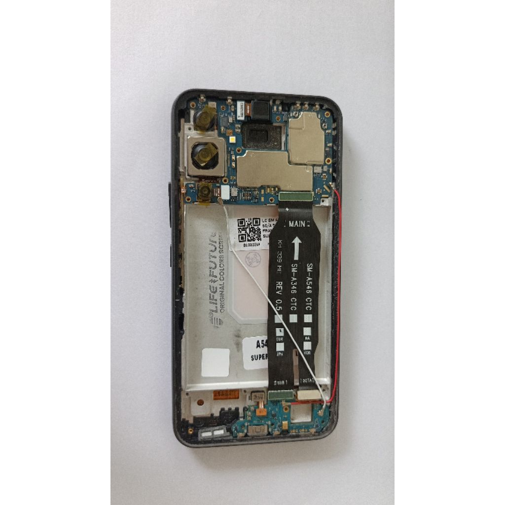 Set LCD Mesin Bezel Kamera Copotan Samsung A54 5G