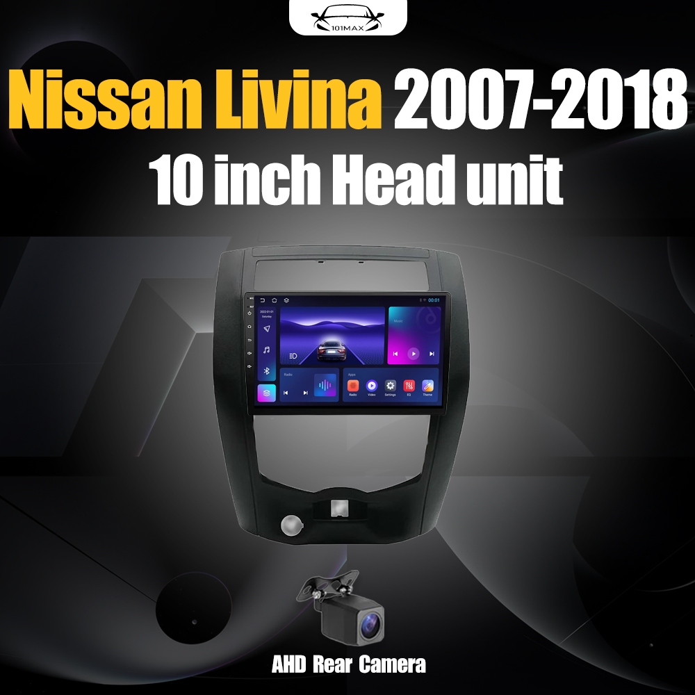 Android 15 Head Unit 10" IPS For Nissan Livina 2007-2018 Head Unit 8 Chip Nuklir 8+64GB/8+128GB Andr