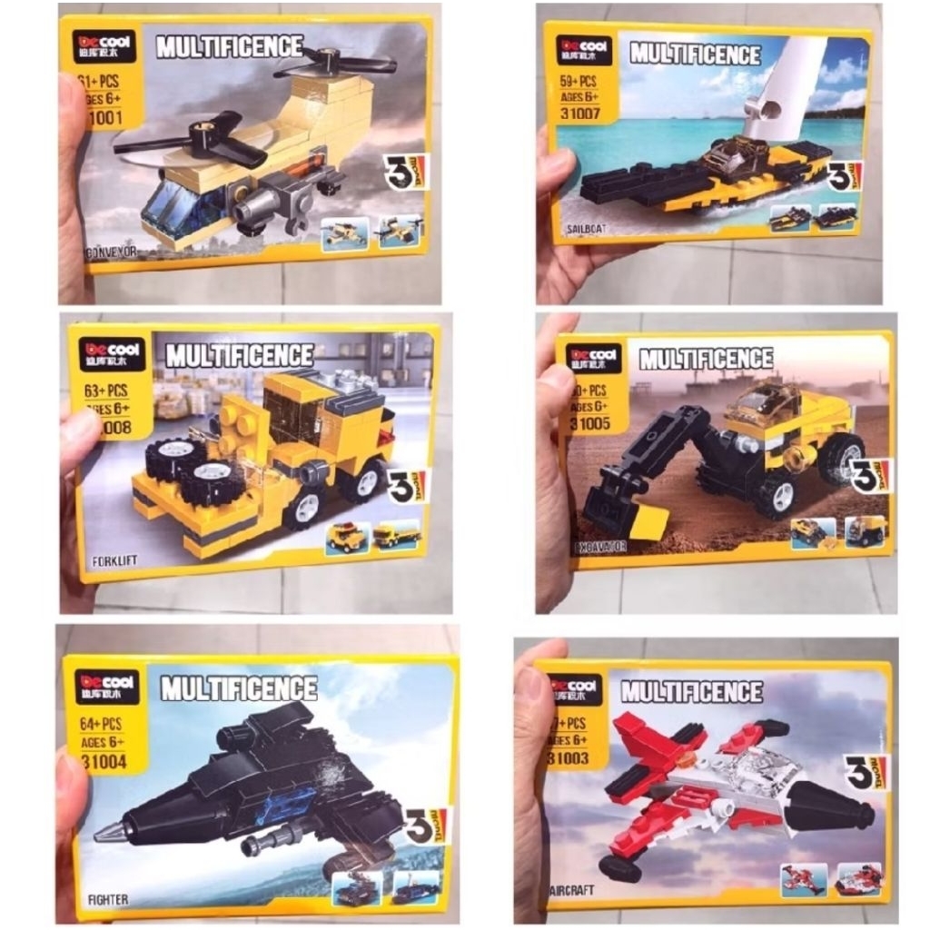 DECOOL MULTIFICENCE BRICS LEGO