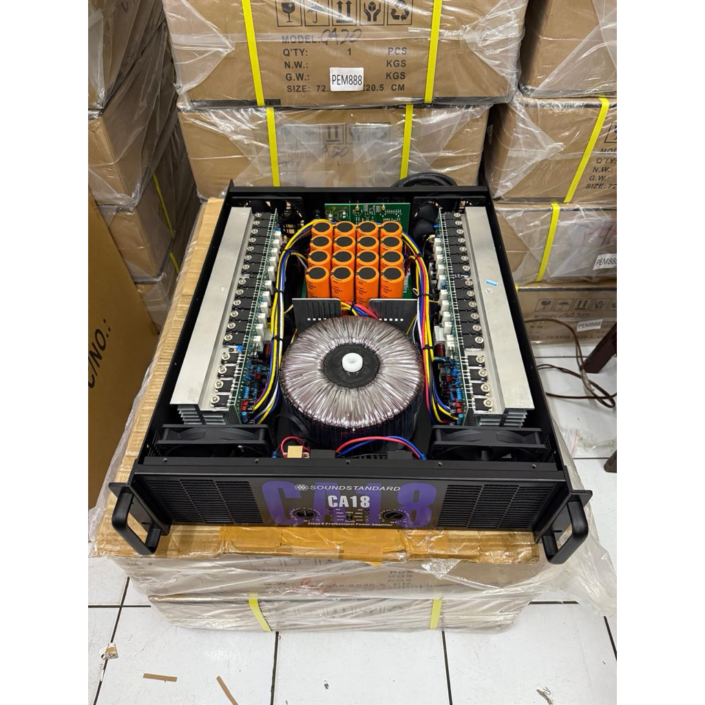 POWER AMPLIFIER CA 18/CA18 SOUNDSTANDAR ( BODY PANJANG )CA18