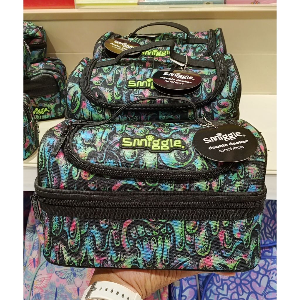 Smiggle Lunch Bag Surreal Black ORIGINAL Product SMIGGLE