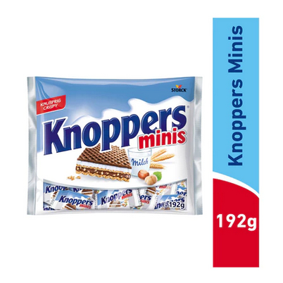 Knoppers Minis Multipack 192gr Coklat Asli
