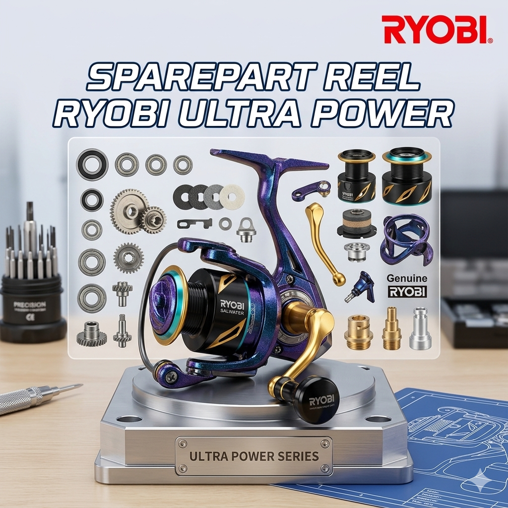 Sparepart reel  Ryobi Ultra Power HPX - BARU - ORIGINAL