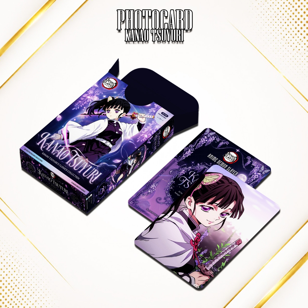 PHOTOCARD SET KANAO TSUYURI ANIME DEMON SLAYER PREMIUM FREE BOX