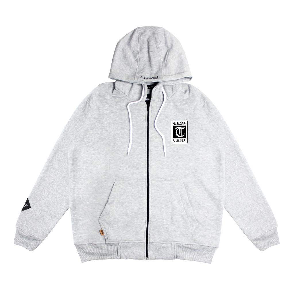 TROY COMPANY Zipper Hoodie Abu Misty - Gothic Box Hoodie Zipper Misty ZHD 3625