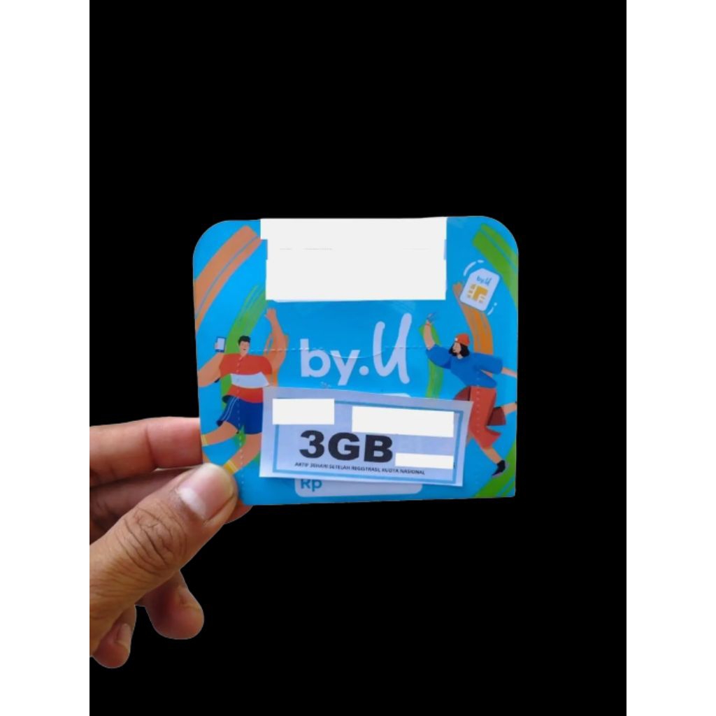 Perdana By U Siap Pakai Nomor ByU Kartu Biu Simcard Nomer SIM Card By.U Tinggal Pakai Seluruh Indone
