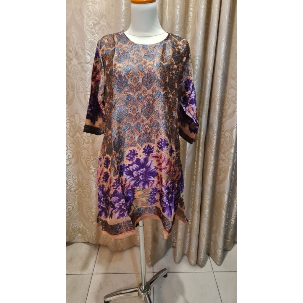Dress Atasan Wanita Bahan Braso India