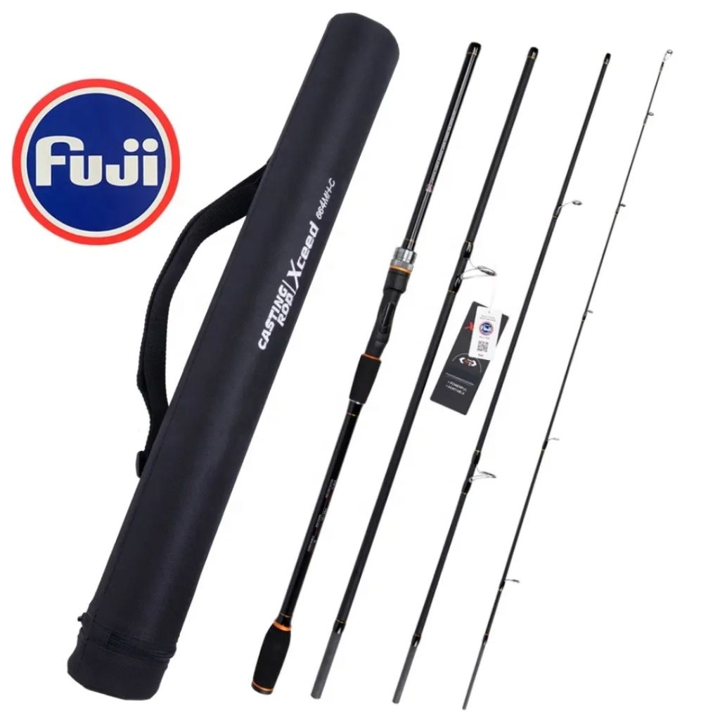 Goture Xceed II Fuji Guide Ring Portable Lure Fishing Rod Spinning Casting Rod Ultra Light High Carb