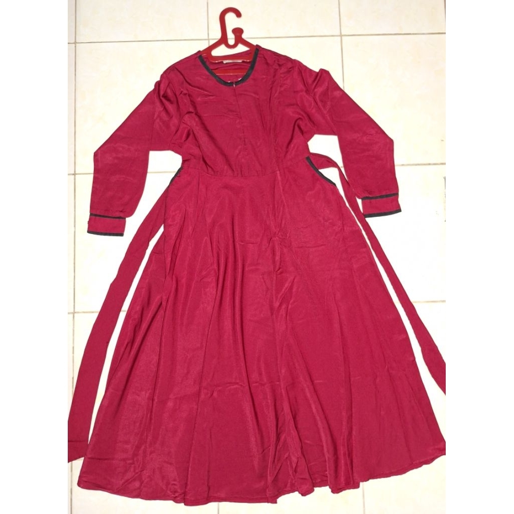Gamis set hijab preloved