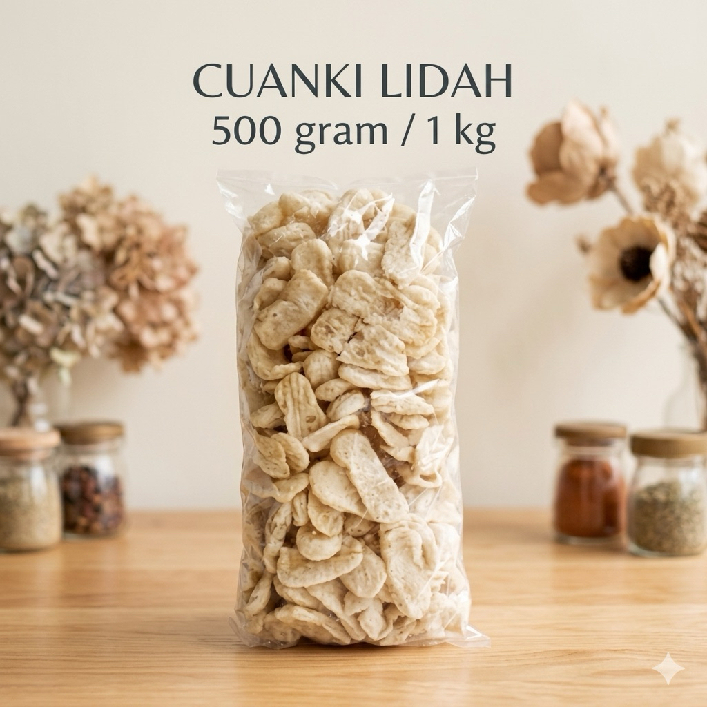 500gram /1kg - CUANKI LIDAH Toping Bakso Aci Seblak Baso aci Camilan Snack Kiloan Termurah Cuanki li