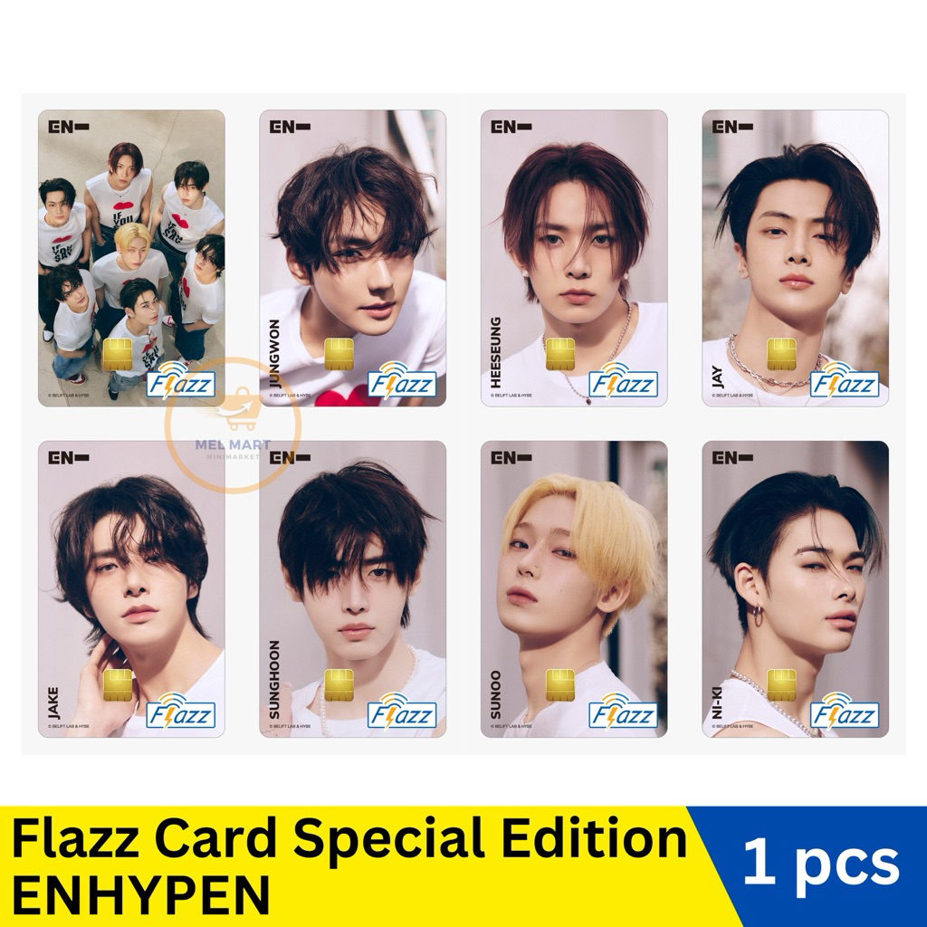 Kartu Flazz BCA x ENHYPEN / Flazz Card BCA / Flazz ENHYPEN / Kartu Flazz
