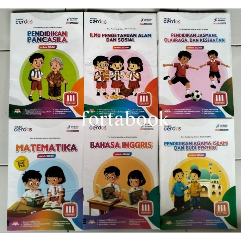 LKS CERDAS SD KELAS 3 KURIKULUM MERDEKA SEMESTER 1