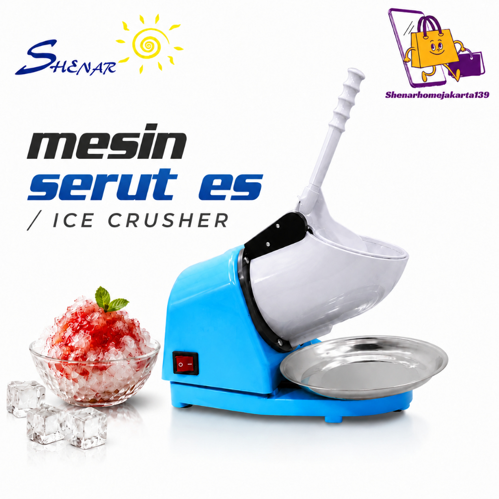 Mesin Es Serut Pembuat Es Batu Mesin Serut Es Dua Mata Pisau Mesin Serut Es Batu Penghancur Es Batu 