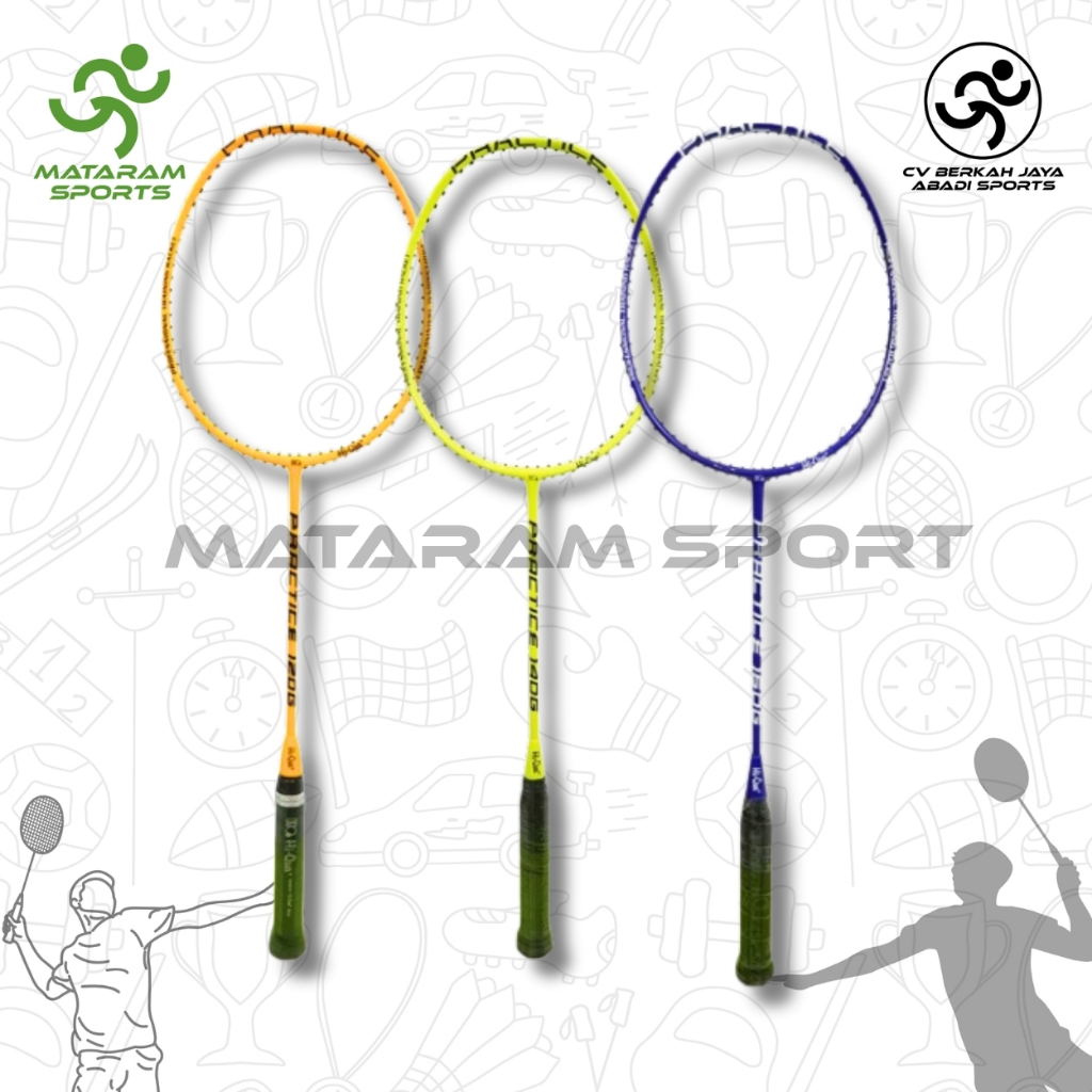 Raket Badminton Hiqua Practice 120 / 140 / 160 Original Raket Beban Hiqua - Original