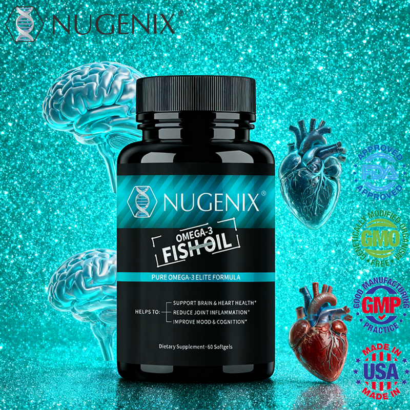 Nugenix Minyak Ikan Laut Dalam, Ekstrak Murni, Sumber Nutrisi Berkualitas
