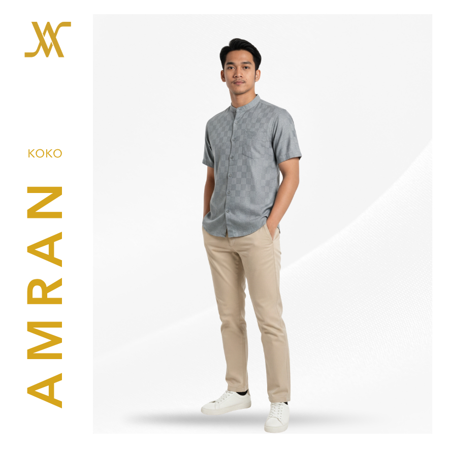 ALDIVA - Koko Amran Malik - Koko Dewasa - Koko Lengan Pendek - Koko Premium