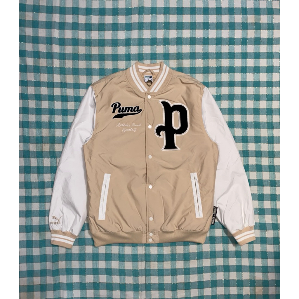 Varsity Jacket PUMA TEAM Outerwear Letterman Jacket Original