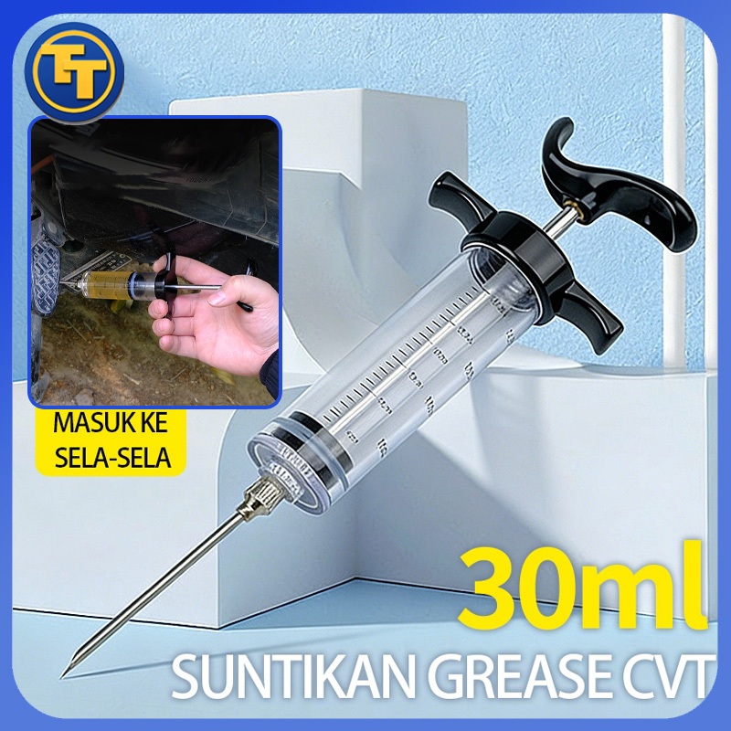 Pompa Grease Suntikan Gemuk Alat Pelumas CVT Motor Matic Mudah Digunakan Bersih Menjangkau Sela Mesi