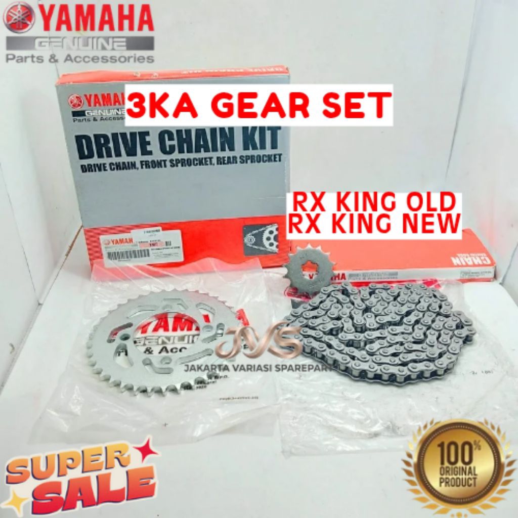 GEAR SET KODE 3KA, GEAR SET RX KING OLD, GEAR SET RX KING NEW