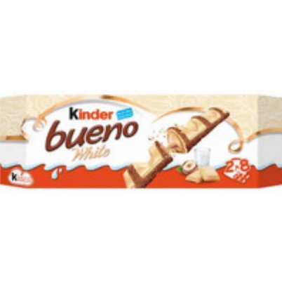 KINDER BUENO MAXI WHITE 2 X 8 BAR 312gr