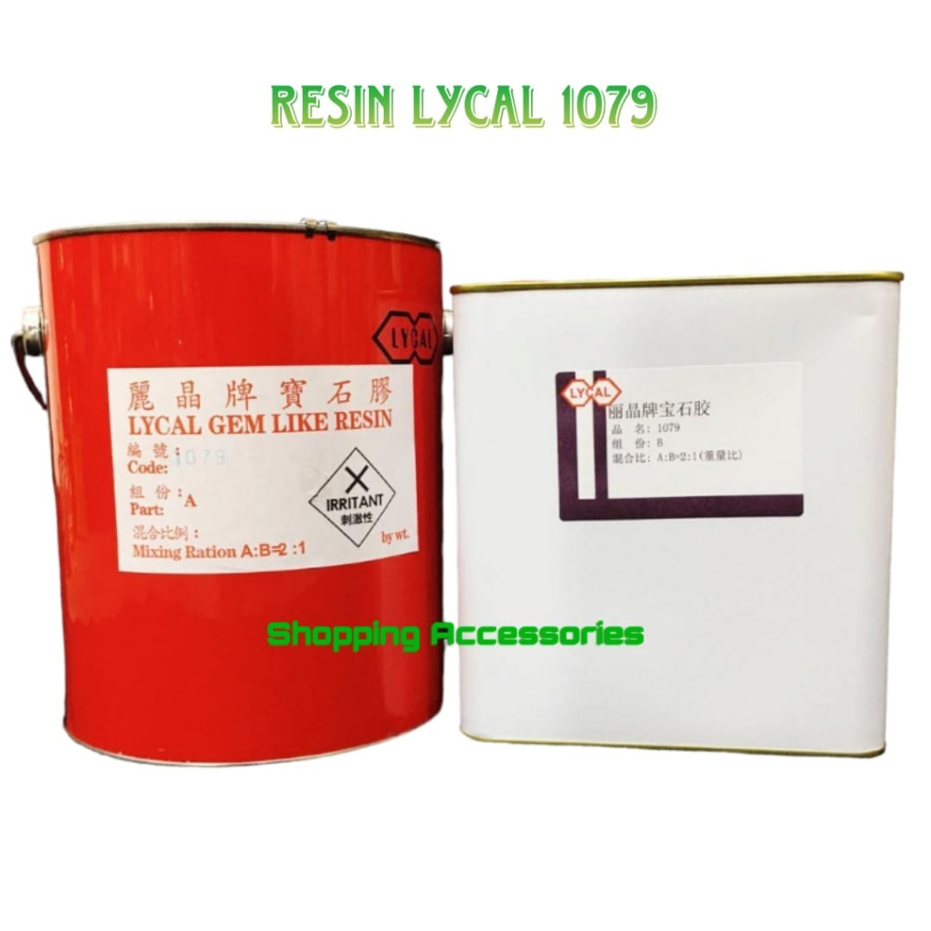 Resin bening Lycal  dgn Katalis - ( lentur ) lycal 1079 - 6 kg
