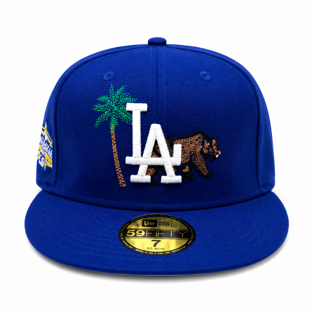 LA Dodgers Palm Tree Bear New Era 59FIFTY Fitted Cap