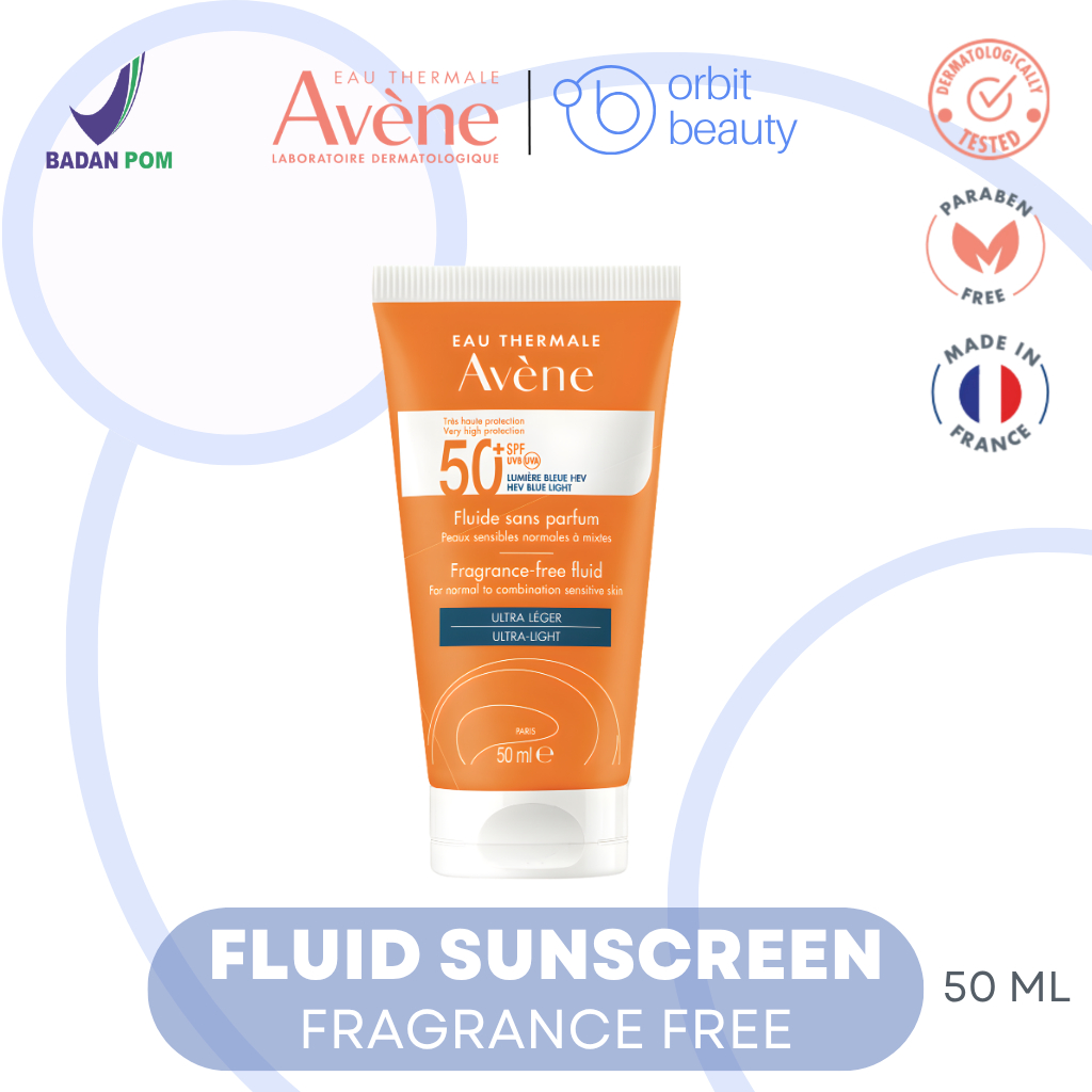 [OB] Avene Sunscreen Fluid Fragrance-free Blue Light Sunscreen SPF 50 PA++++ / Avene Fluid Ultra Lig