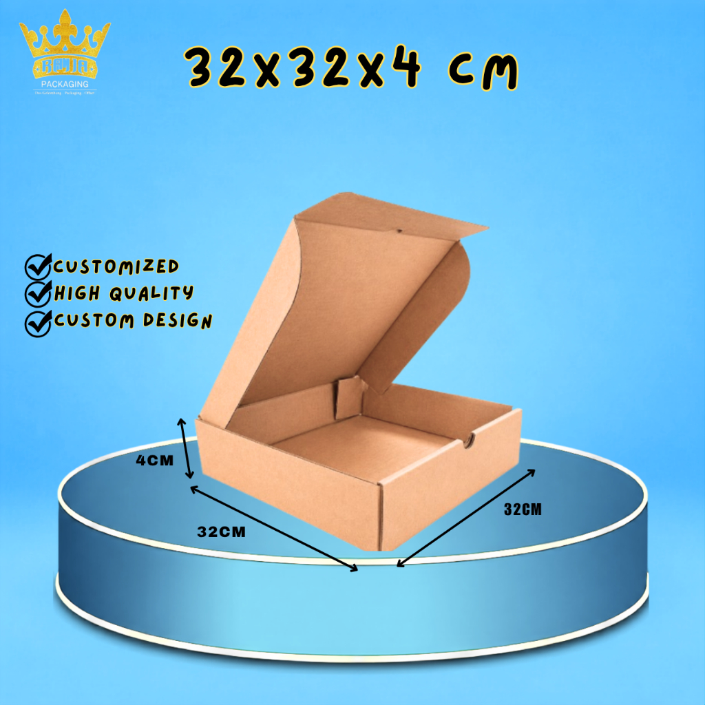 Box Pizza / Kardus Pizza 32x32x4cm