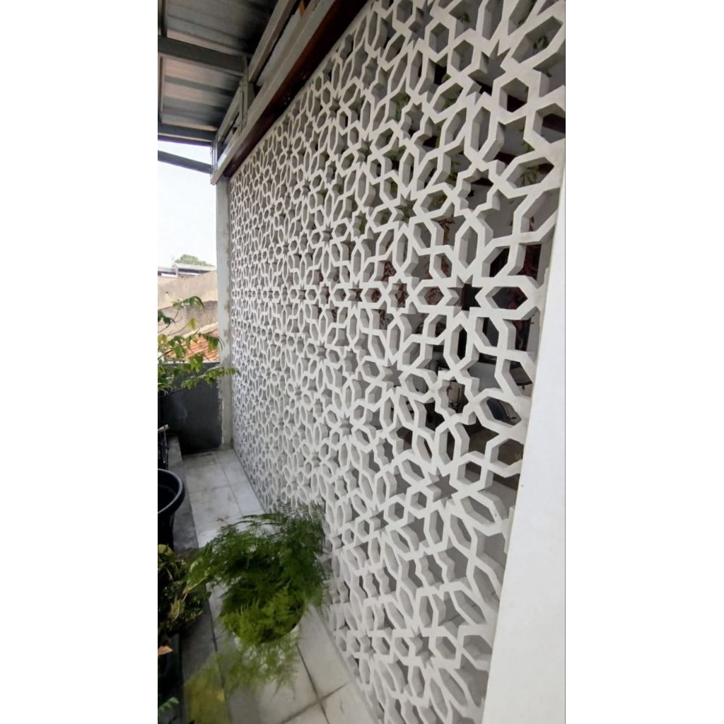 Krawangan PVC Rumah Minimalis Plafon Sekat Pembatas Ruangan Estetik