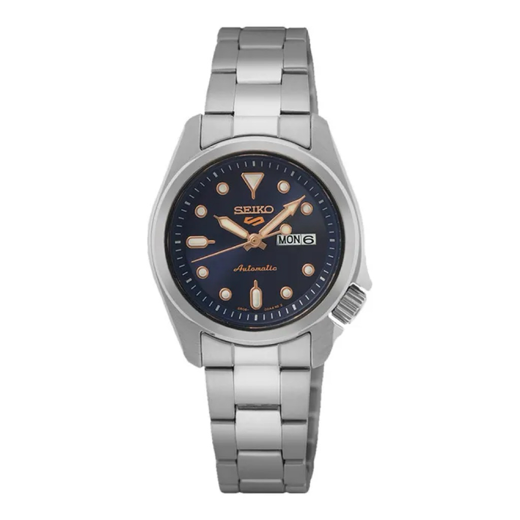 JAM TANGAN ANALOG WANITA SEIKO 5 SPROTS SRE003K1 / SRE003 / SRE003K BLUE DIAL AUTOMATIC MOVEMENT STA
