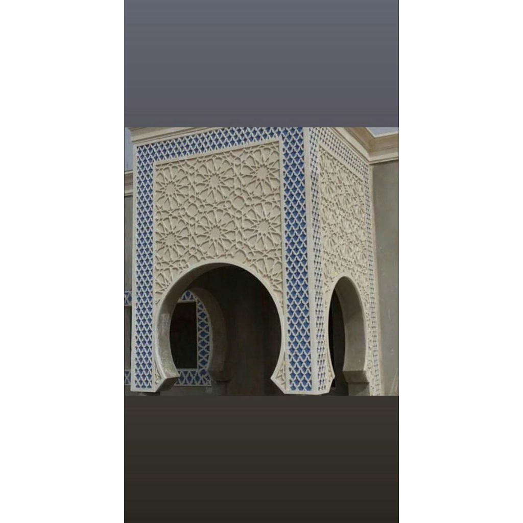 Krawangan GRC Mihrab Mushola Minimalis Motif Islami Per Meter