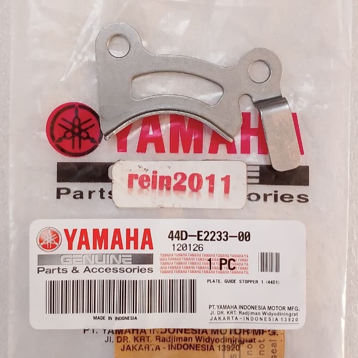 PLAT TAHANAN TENSIONER MIO M3 2015 XEON KARBU ASLI ORI YAMAHA 44D E2233 00