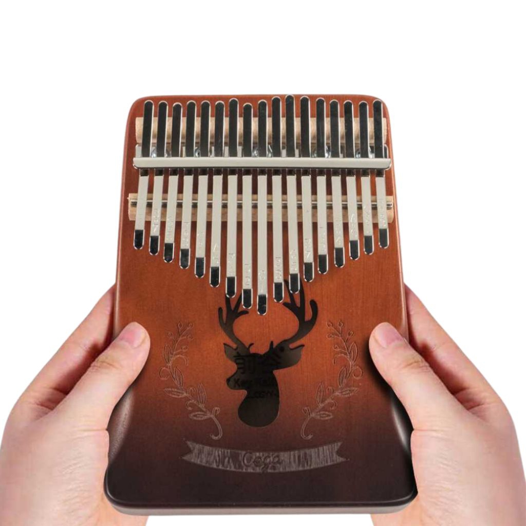 Kalimba 21 Key Benston Music - 21 Tuts, Sudah Disetel, Aksesoris Lengkap